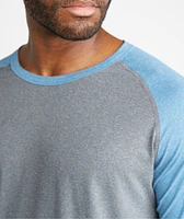 Sport Baseball Raglan Graphite/Blue