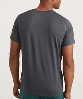 Sport Crew Graphic Tee Dark Heather Grey