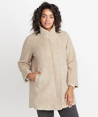 Stephanie Cocoon Coat Sand