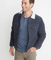 Double Knit Henley Storm Blue
