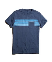 Sunset Stripe Pocket Tee