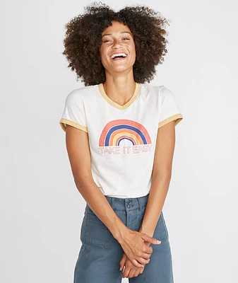 Take it Easy Ringer Tee