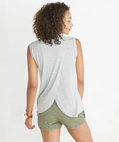 Tara Tulip Tank - Varsity Grey