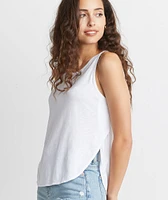 Side Tulip Tank White