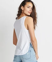 Side Tulip Tank White