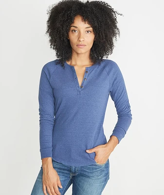 Double Knit Henley Twilight