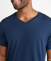 Signature V-Neck Tee True Navy