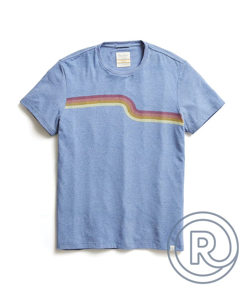 Re-Spun Wave Stripe Tee