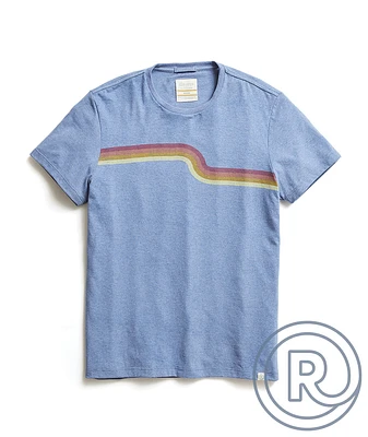 Re-Spun Wave Stripe Tee