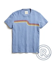 Re-Spun Wave Stripe Tee