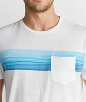 Wave Stripe Pocket Tee