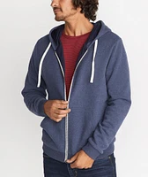 Signature Zip Lined Hoodie Navy