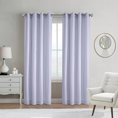 Habitat Harmony Light Filtering Soft and Relaxed Feel Room Provide Privacy Grommet Curtain Panel Lavender