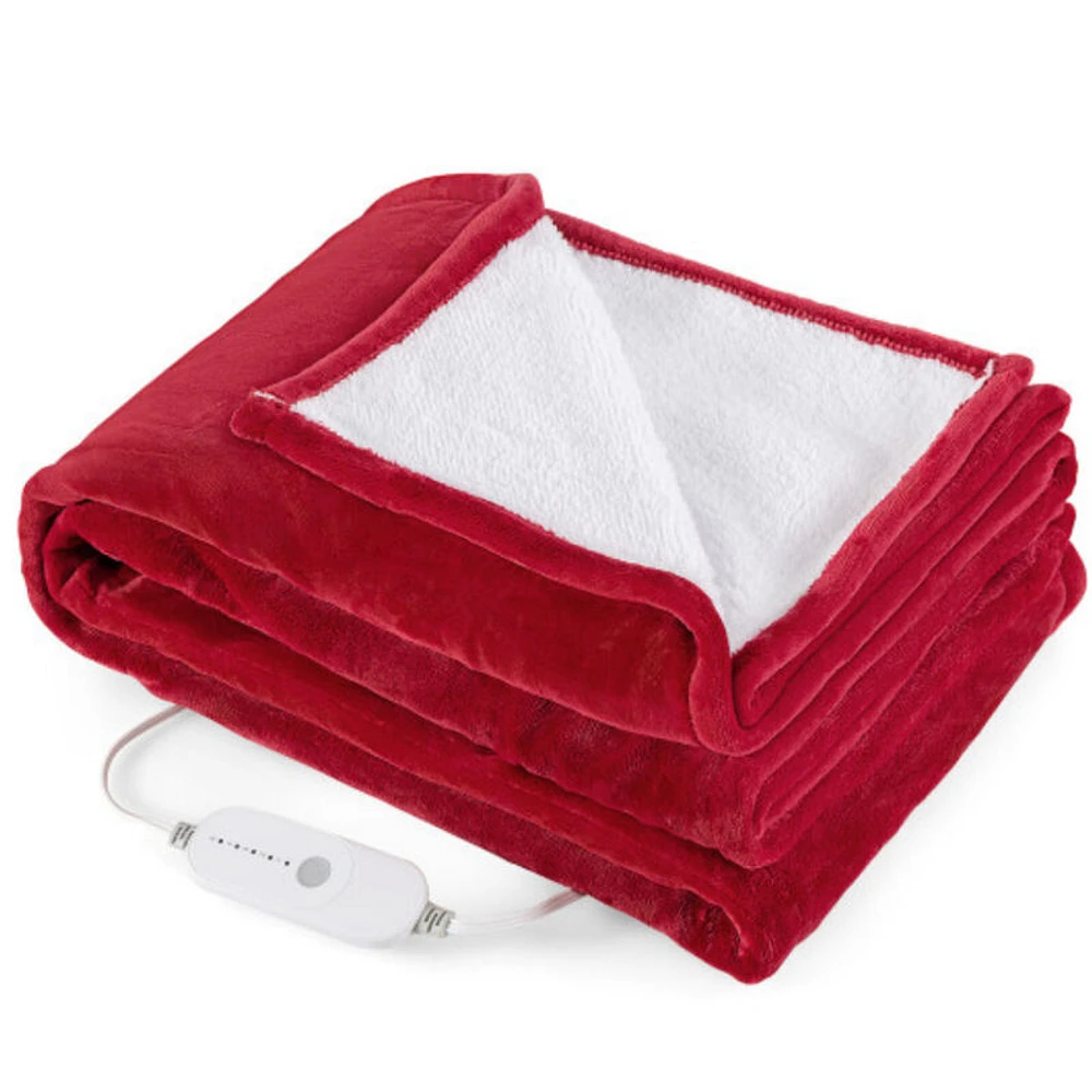 Slickblue 84 x 62 Inch Heated Blanket Electric Throw with 5 Heating Levels  | The Market Place