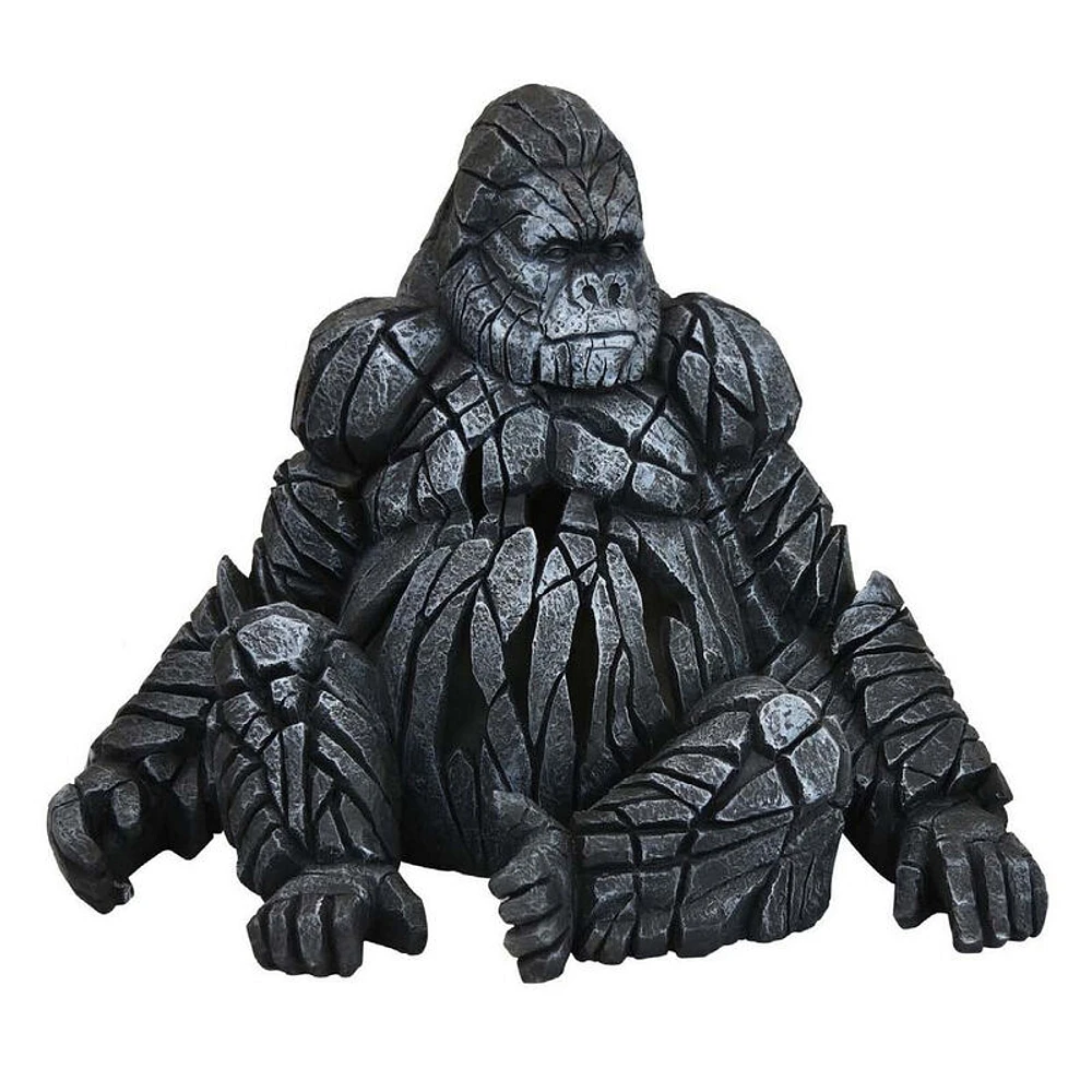 Benzara 15 Inch Gorilla Figurine Statuette, Intricate Details, Resin, Black  Finish - Benzara - Mathis Home in Irvine, CA