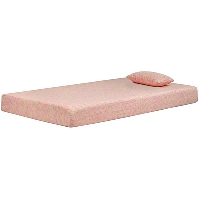 Twin Size Mattress with Hyperstretch Knit Cover and Pillow
