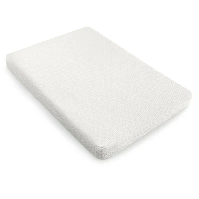 Hivvago 38 x 26 Inch Dual Sided Pack and Play Baby Mattress Pad with Removable Washable Cover-White