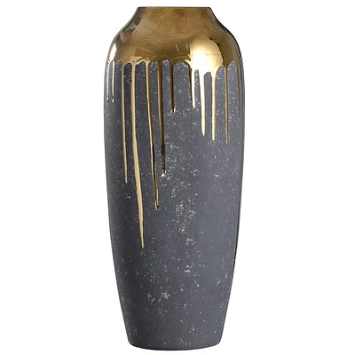 Marloe Gold 19In Vase
