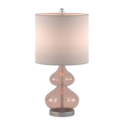 Ellipse Curved Glass Table Lamp