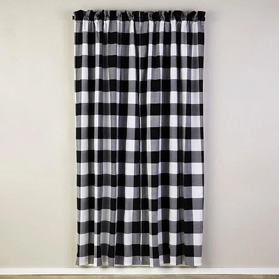 SKL Home By Saturday Knight Ltd Grandin Curtain Panel - 40X84", White/Black