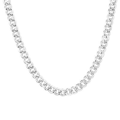 45cm (18") Curb Chain in Sterling Silver