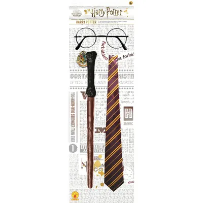 Coffret Deguisement - Harry Potter - Packs Lunettes Baguette Cravate
