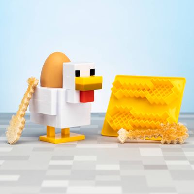 Coquetier Et Moule A Toast - Minecraft- En Forme De Poulet