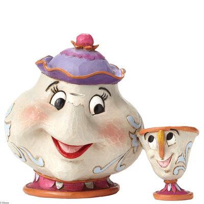 Statuette - La Belle et la Bête - Disney Traditions Madame Samovar (potts) et Chip