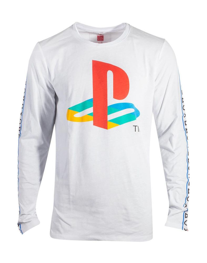 T-shirt Manches Longues - Playstation - Logo - Taille Xl