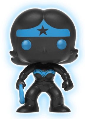 Figurine Funko Pop! N°08 - Justice League - Wonder Woman Silhouette GILD