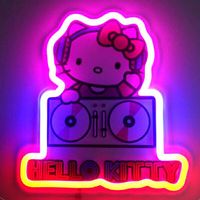 Lampe Murale - Hello Kitty - Neon