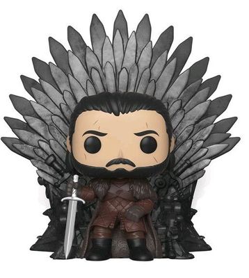 Figurine Funko Pop! N°72 - Game of Thrones S10 - Jon Snow assis sur le trône