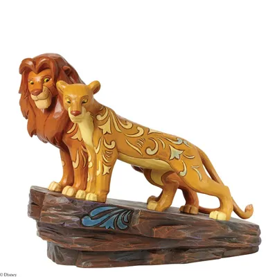 Statuette - Le Roi Lion - Disney Traditions Simba Et Nala