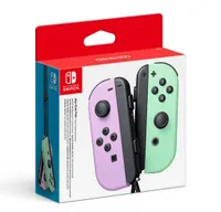 Paire De Manettes Joy-Con Gauche Violet Pastel & Droite Vert Pastel