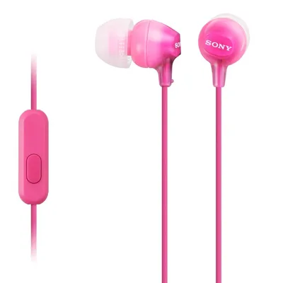 Ecouteurs intra-auriculaires roses avec micro SONY MDR-EX15AP