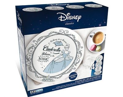 Assiettes - Disney Princesses - Set De 4 Assiettes
