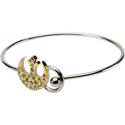 Bracelet - Star Wars - Symbole rebel avec gemme claire - INOX