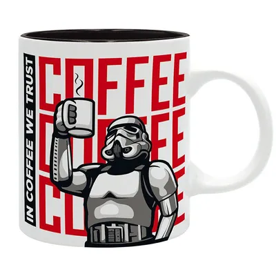 Mug - Original Stormtroopers - In Coffee We Trust - 320 Ml