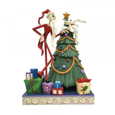 Statuette Disney Tradition - L'etrange Noel De Mr Jack - Santa Jack With Zero