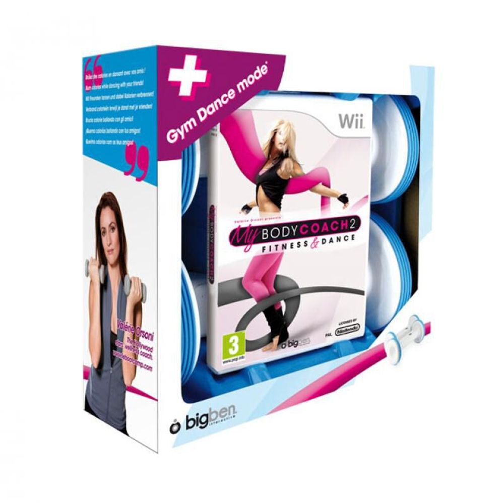 My Body Coach 2 + 2 Haltères + Gym Danse