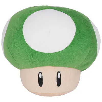 Peluche - Nintendo - Mario Bros Champignon Vert - 15cm