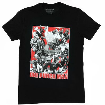 T-shirt Homme - One Punch Man - Rouge/blanc/noir Group