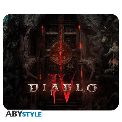 Tapis De Souris Souple - Diablo IV - Porte De L'enfer