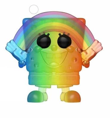 Figurine Funko Pop! N°558 - Bob L'éponge - Pride 2020 Bob Arc-en-ciel