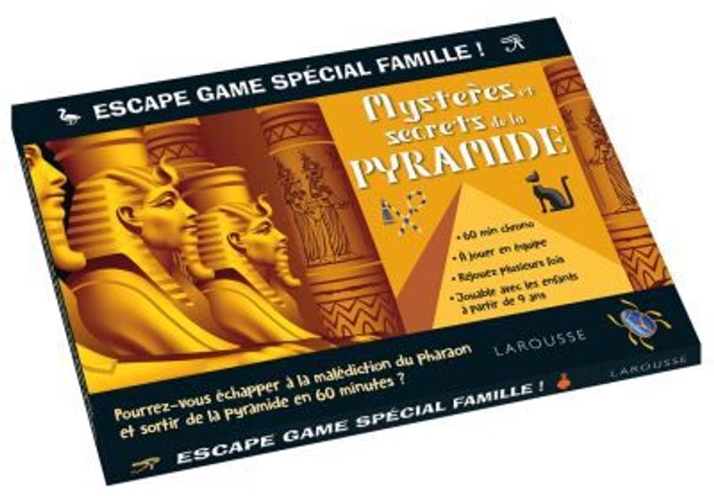 Livre - Escape Game - Famille - Mystères Pyramides