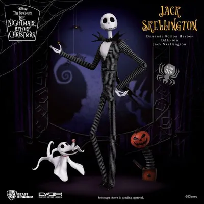 Figurine Dynamic Action Heroes - L Etrange Noel De Mr Jack - Jack Skellington