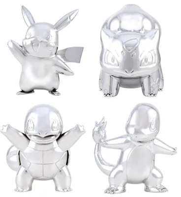 Figurine - Pokemon - Argentee Collector 3-5 Cm