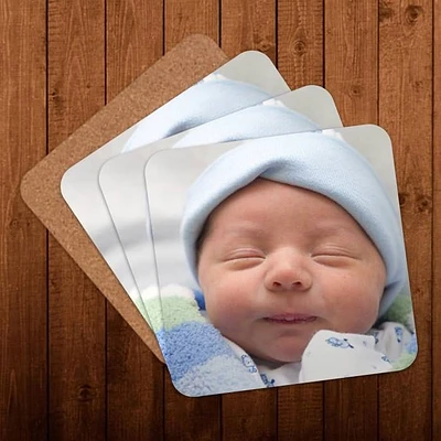 Hardboard Coasters, Set of 4 (Hours)