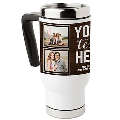 White Travel Mug