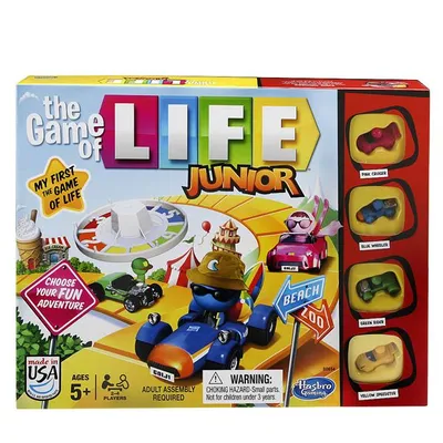 Hasbro Gaming The Game of Life Junior Board Game for Kids Ages 5 and Up,Game  for 2-4 Players, Board Games -  Canada